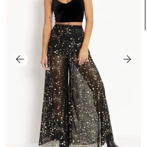 Stardom sheer retro pants